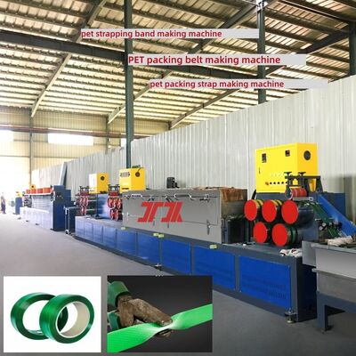 Máquina de cinta de PET de 9 25 mm Equipo de producción de cinta de plástico de PET con sistema de control PLC