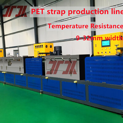 Máquina automática de fabricación de correas de polipropileno de 5-19 mm con control PLC y capacidad de 220-250 kg/h