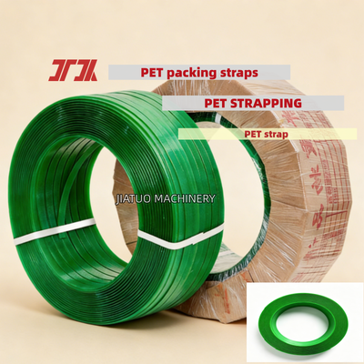 Cintas de embalaje de PET de 16 mm de alta velocidad Cintas de embalaje de PET de plástico de acero Cintas de embalaje de PET