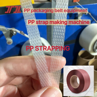 Máquina de fabricación de correas de PP controlada por PLC línea de producción de correas con materiales de PP 100% reciclados