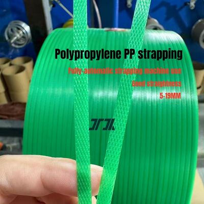 5-19 mm de ancho de PP con 50-200KG de fuerza de tracción y colores personalizables para el embalaje de carga ligera