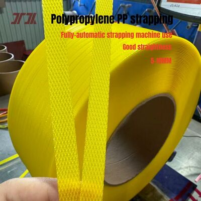 Cinturón de embalaje de polipropileno PP de 5-19 mm con superficie en relieve e impresión de logotipo personalizado