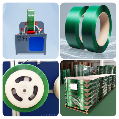 Equipo de extrusión Línea de producción de cinturones de plástico de PET de tornillo único Equipo de sujeción de PET Máquina de fabricación de cinturones de PET con Agente de endurecimiento de PET