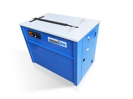 Máquina flejadora semiautomática de bandas de caja de paquete de correa de PP CE a buen precio