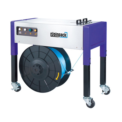 Máquina flejadora semiautomática de cajas de cartón de 15-45 kg con correa de PP