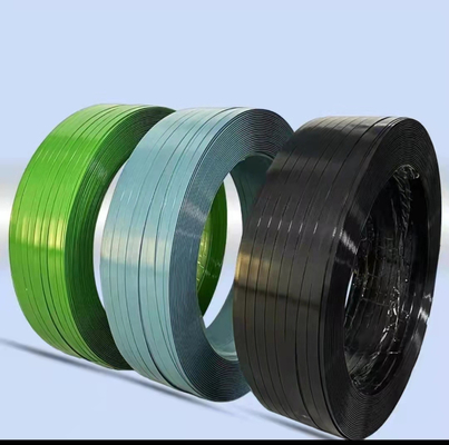 Línea de producción de tiras de poliéster PET 22 mm de alta potencia automática completa con bomba de medición