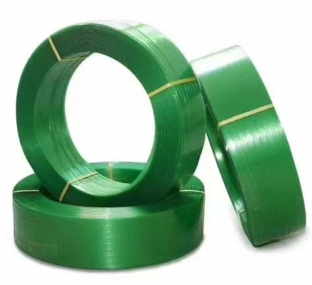 ANIMAL DOMÉSTICO verde de 16-25m m que ata con correa la correa que embala plástica para el embalaje pesado del motor de la máquina de la caja grande