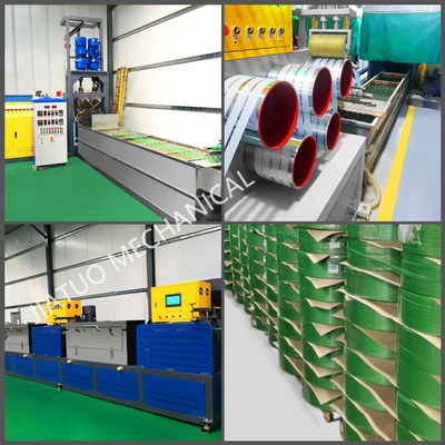 Máquina automática de fabricación de tiras de plástico PET Siemens Motor para material empaquetado Línea de extrusión de tiras de PET de alta precisión