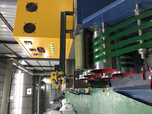 Máquina de fabricación de tiras de PET de alta velocidad 0.6-12mm Máquina de fabricación de tiras de PET Construcción Línea de tiras de PET recicladas