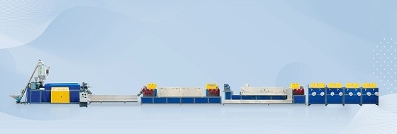 Línea de producción de extrusión de máquina para fabricar correas PET PP de plástico CE ISO