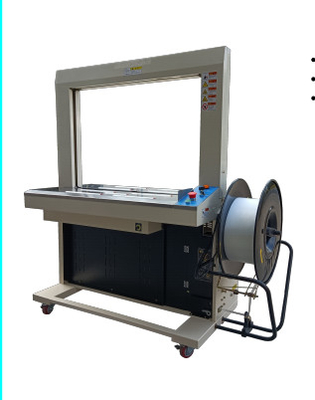Máquina que ata con correa semiautomática semi automática de la tensión de la máquina 60KG de la caja 350W del cartón que ata con correa para la correa plástica de los PP