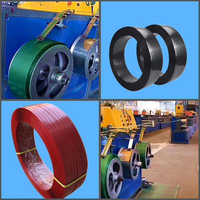 Máquina de fabricación de tiras de PET de 5-19 mm de ancho con doble estación para aplicaciones de trabajo pesado