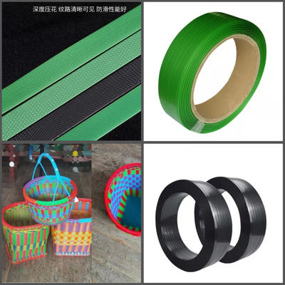 Máquina de fabricación de tiras de PET de 5-19 mm de ancho con doble estación para aplicaciones de trabajo pesado