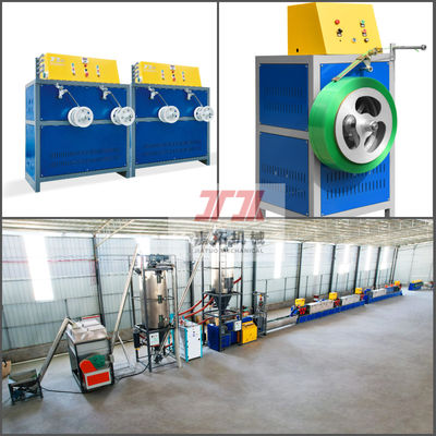 Máquina de embalaje de tiras de plástico GUGAO Motor 9 - Máquina de fabricación de tiras de PET de 32 mm
