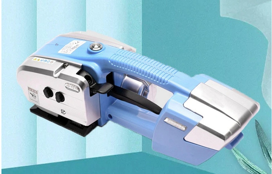 Soldadura de la fricción que sella atando con correa la máquina con la máquina que ata con correa con pilas del PDA ajustable de la tensión para la correa del ANIMAL DOMÉSTICO