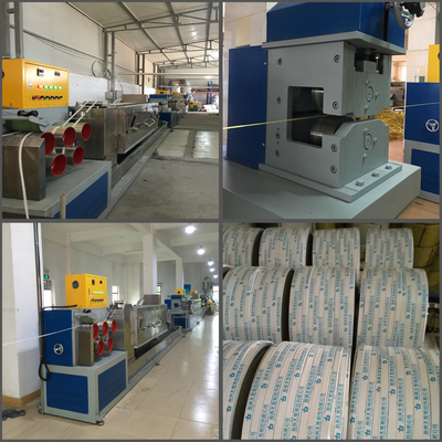 Máquina de extrusión de banda de correa de PP de tornillo único Sistema de alimentación automático Línea de fabricación de banda de correa de PP totalmente automática