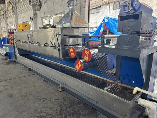 Línea de extrusión de banda de correa de PP inverter IVNT con ancho de 5-19 mm Máquina de extrusión de banda de correa de PP resistente con 5-19 m