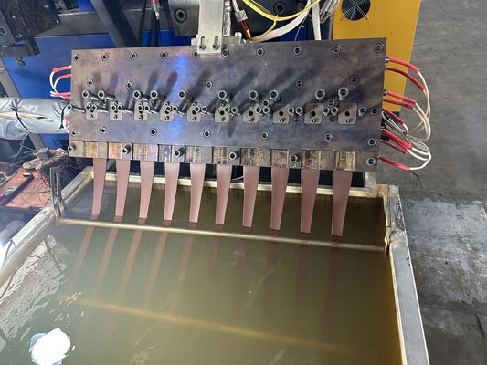 Línea de extrusión de cinturón de embalaje de plástico de PP 100% reciclado 5-15 mm máquina de fabricación de cinturón de PP de tornillo único