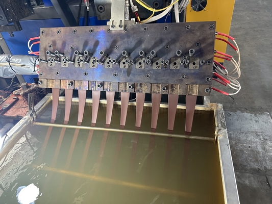 Máquina de extrusión de banda de correa de PP de tornillo único Sistema de alimentación automático Línea de fabricación de banda de correa de PP totalmente automática