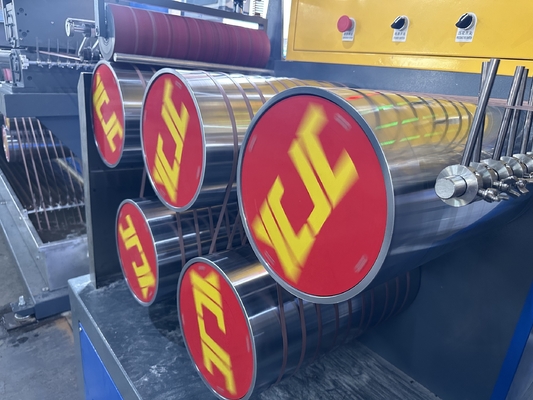 Máquina de fabricación de cinturón de embalaje de correas de plástico automático de PP Control PLC de alto rendimiento PLC de embalaje de correas de plástico de PP