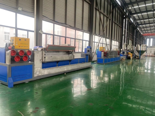 Línea de extrusión de banda de cinta de PP Máquina de fabricación de cinta de plástico con control PLC