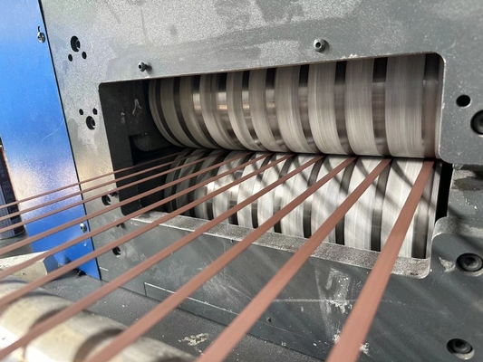 Línea de extrusión de banda de cinta de PP Máquina de fabricación de cinta de plástico con control PLC
