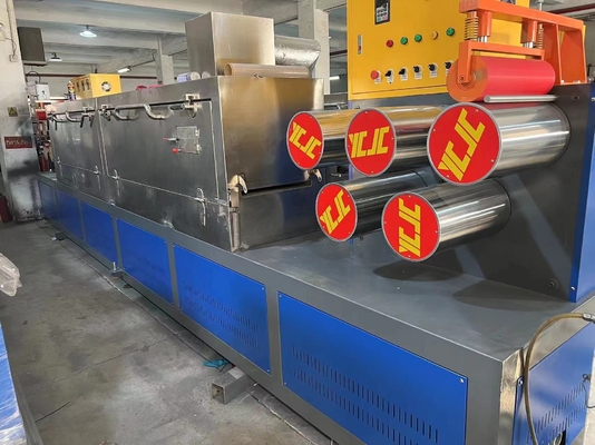 Línea de extrusión de banda de correa de PP inverter IVNT con ancho de 5-19 mm Máquina de extrusión de banda de correa de PP resistente con 5-19 m