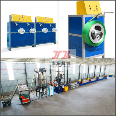 Línea de extrusión de tiras PET de alto rendimiento 220-250 m/min para obtener resultados de producción superiores
