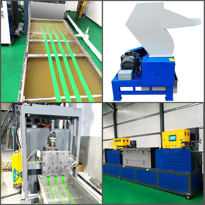 Línea de extrusión de tiras PET de alto rendimiento 220-250 m/min para obtener resultados de producción superiores