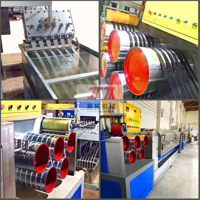 Máquina de extrusión de banda de banda de PP de 180-200 kg/h con controlador de programación PLC