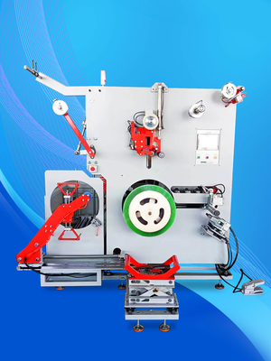 PLC pantalla táctil de cinta de PET enrollador de bobina peso máximo de enrollamiento 80KG-350KG