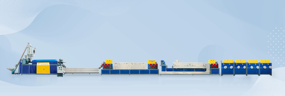Máquina de fabricación de tiras de PP de Siemens Motor 100KW Potencia Máquina de fabricación de tiras de PP asequible para uso doméstico
