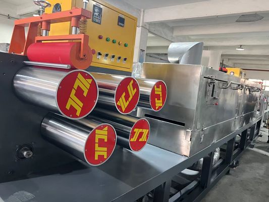 Máquina para la fabricación de fleje de PP de 5-15 mm con consumo de 80KW para producción continua