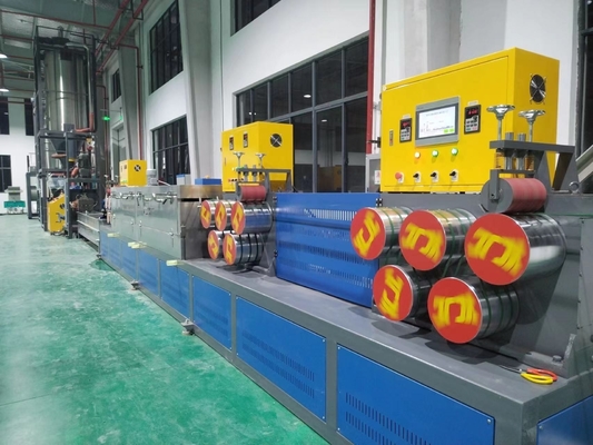 450KG/H PET máquina de hacer cinta de plástico botella de material con anchura de la correa 9-32mm