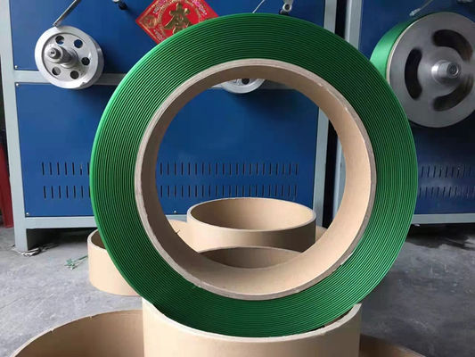Máquina para fabricar flejes de PET 9-25 mm, máquina de producción de cintas de embalaje de PET con sistema de control PLC.