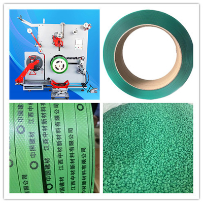Línea de extrusión de tiras de PET con torre de pre-secado de 5000L y secador rotativo de deshumidificación de panal de miel 0ST-2000