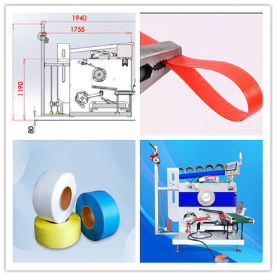 Herramienta de girador de correa versátil parada automática con tubo de papel 203mm * 165-195mm