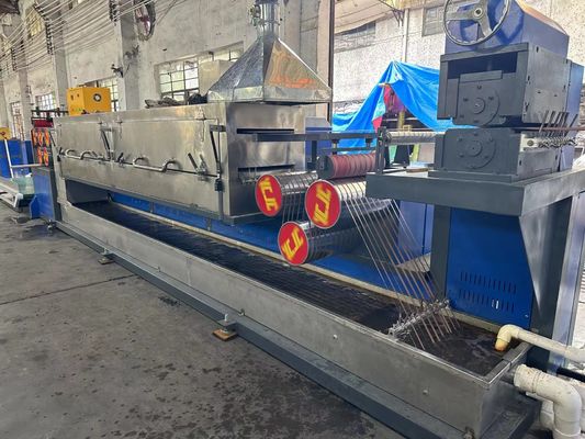 Fabricante de tiras de PP de salida de 6 tiras con motor GUGAO, línea de producción de tiras de PP de alta velocidad