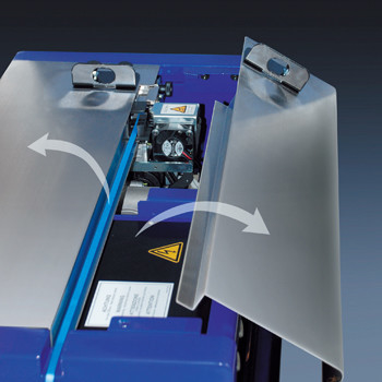Máquina de fijación de cajas eficiente con motor DC y tiempo de enfriamiento personalizable
