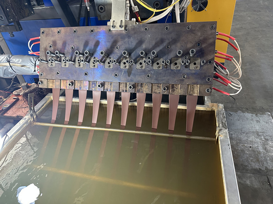 Máquina de fabricación de correa de polipropileno de 110 mm de diámetro de tornillo con tipo de núcleo de papel