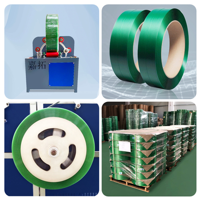 Máquina de fabricación de tiras de PET eficiente con control PLC con tornillo 100 * 2900mm