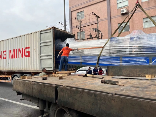 Máquina de fabricación de correas de PP totalmente automática de 80 kW tensión ajustable con anchura 5-19 mm
