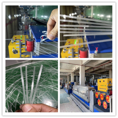 Línea de extrusión de banda de cinta de PP Máquina de fabricación de cinta de plástico con control PLC