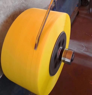 Máquina ajustable para fabricar tiras de PP con extrusora de tornillo único o doble para materiales reciclados y polipropileno