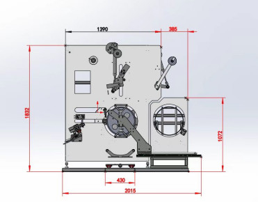 Funcionamiento con pantalla táctil PLC máquina automática de correas, servo bobinadora de cinta de embalaje de PP, velocidad de línea: 200-350m/min
