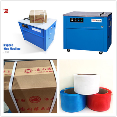 Máquina automática de fijación de cajas con un espesor de cinta fuerte y duradero de 0,4-1,05 mm