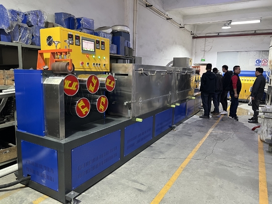 Máquina de fabricación de correa de PP personalizable y duradera con material de doble tornillo único