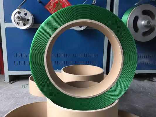 Línea de extrusión de tiras de PET de GUGAO Motor para materia prima de PET o copos de botellas de PET recicladas