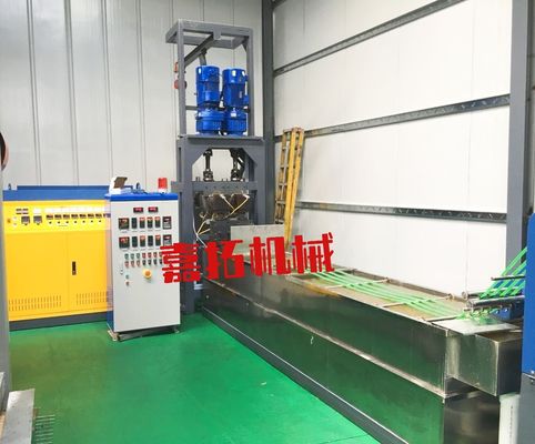 Línea de extrusión de tiras de PET de GUGAO Motor para materia prima de PET o copos de botellas de PET recicladas