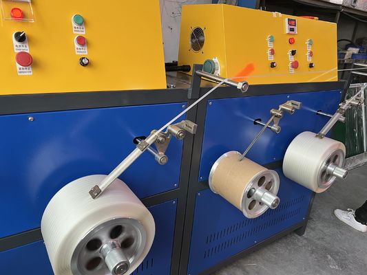 Máquina de fabricación de correa de PP de tensión ajustable para anchura 5-19 mm 125 kg / h